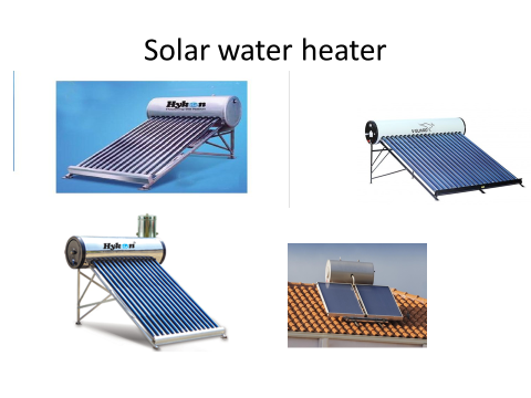 solar water heaters